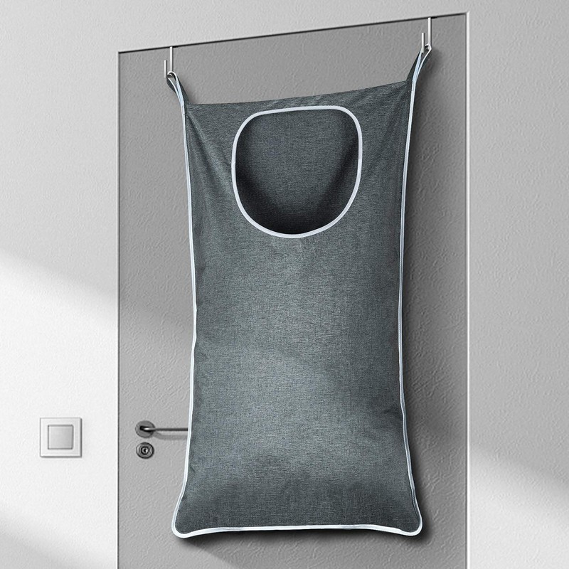 KINGSUSLAY Hanging Laundry Hamper, Hanging Hamper with Free Hanging Hooks,