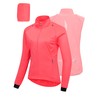 33,000ft Giacca da ciclismo da donna con maniche staccabili(Rosa,L)