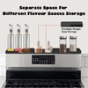 Adawe Silicone Magnetic Spice Rack Organizer for Stove Top -