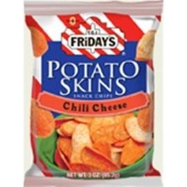 Poore Brothers Tgif Potato Skins Chili Cheese Flavor, 3-Ounces (Pack of 6)