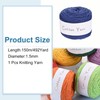 MECCANIXITY 1 Skein Cotton Yarn, 100% Cotton Chunky Yarn for