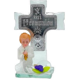 Cruz de Cristal Recuerdo Comunión Niño – Pack 12 pcs Lusoba-cruz-eventos-2