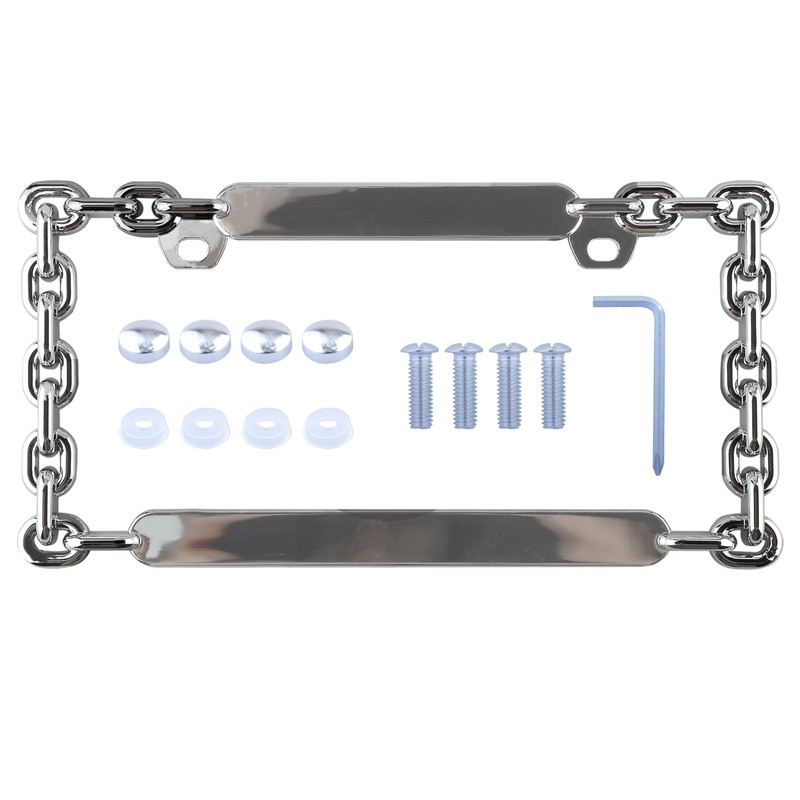 UpAuto 2PCS Car License Plate Frame American Standard License Plate