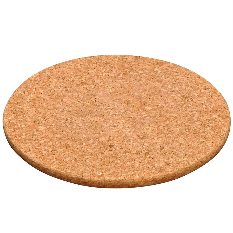 Magnetic Cork Trivet | 21cm Round Magnetic Cork Trivet Heat