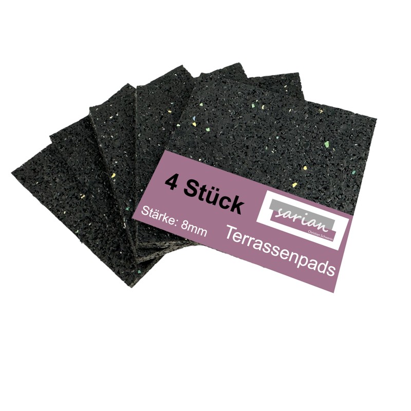 Pack of 4 100 x 100 x 8 mm Patio