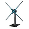 Missyou 3D Hologram Fan Desktop Stand with Tempered Glass Base