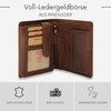 Baur Men's Genuine Leather Wallet with RFID Protection Large Wallet