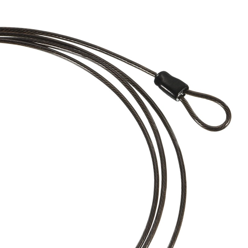 M METERXITY 2PCS Safety Cable Plastic Coated Steel Locking Rope