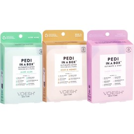 VOESH Pedi in a Box Ultimate 6 Step, Spa Pedicure, DIY Pedi, Home Pedicure Kit, Pedi in a Box, Pedicure, Foot Care, Pedi Products, Spa Care, Foot Spa
