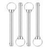 sourcing map 10Pcs 6mmx45mm Quick Release Pins, Carbon Steel Marine