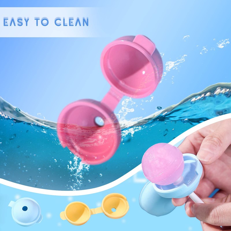 Silicone Lollipop Ice Cream Maker, Homemade Popsicle Molds, DIY Popsicle