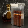 Linkidea Travel Cigar Humdior Case, Large Capacity Cigar Humidor with