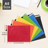 Pack of 12 Document Wallets A5 Waterproof A5 Zip Briefcases,