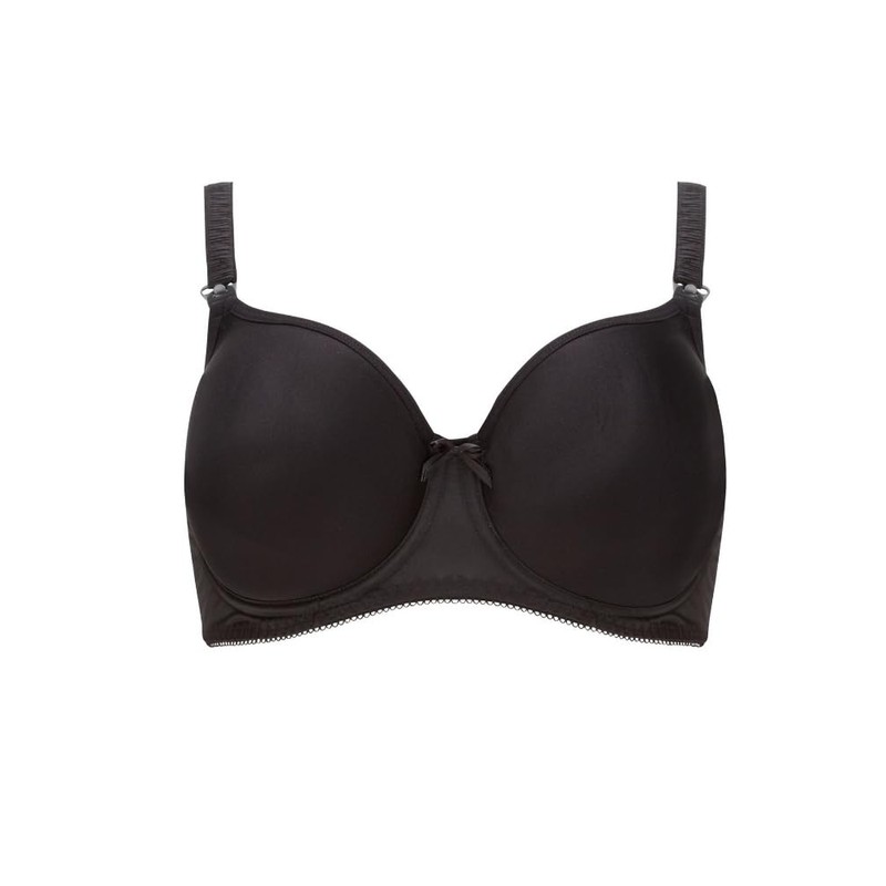Freya Women's Pure Uw Moulded Nursing Bra, Black, 40E