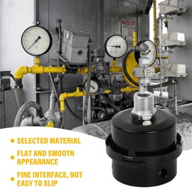 Gudalea 2-Piece Compressor Muffler Filter, Air Filter for Compressor, 3/8" 16mm Thread Metal Air Compressor Air Filter, Muffler for Air Compressor, Intake Filter Muffler for Air Compressor