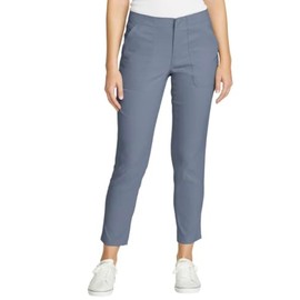 Eddie Bauer Women's UPF 50+ Performance Stretch Horizon Straight Ankle Pant (US, Numeric, 14, Regular, Regular, Blue)