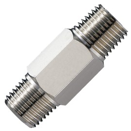 Niigata Seiki BeHAUS N-022LG Extension Nipple, Same Diameter R1/4xR1/4, Made in Japan