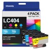 LC404 Ink Cartridges Replacement Compatible for Brother LC 404 LC-404