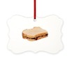 CafePress Peanut Butter and Jelly Sandwich Ornament Scroll Holiday Ornament