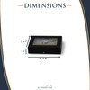 6 Pack of 3.5 x 2 x 0.75 Riker Display