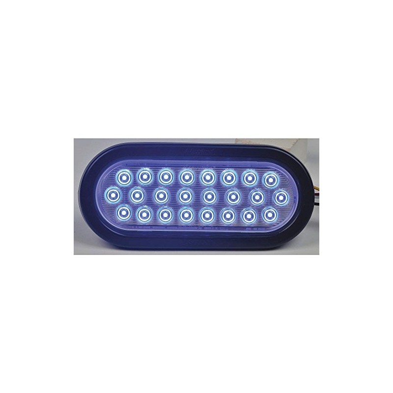Maxxima (M63201BCL) Blue 6" Oval LED Warning Flasher Light with