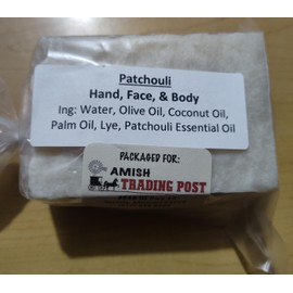Amish Homemade Patchouli Soap - one bar