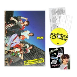 RIIZE - 1st Mini Album [RIIZING] (Photo Book Ver. - IMPOSSIBLE Ver.) Cover + Photo Book + Folded Poster + Photoprint + Sticker + CD-R + Photocard + 3 Extra Photocards