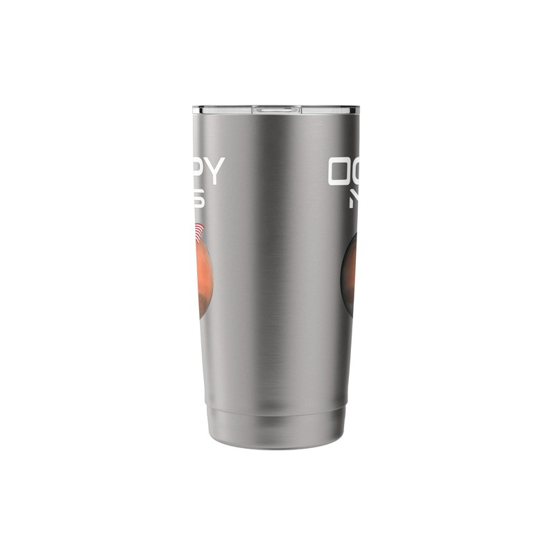 Occupy Mars Sci-Fi Space Exploration Interplanetary Travel Stainless Steel Insulated