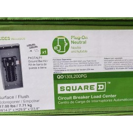 Square D NEW SQUARE D LOADCENTER QO130L200PG, 200 A, 30 CKTS, 120/240 V, 1 PH, 3W PANEL