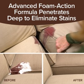 Bull Shot Carpet Spot & Stain Remover by Horsepower, AS SEEN ON TV, Made In USA, Just Point & Spray, Stain-Lifting Foam-Action, Pet Stains & Odors, Coffee, Soda, Wine, Grease, New & Old Stains & More