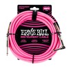 Ernie Ball - Cable trenzado para instrumentos, recto/acodado, 3 m,