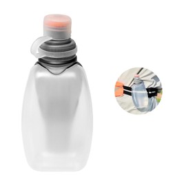 Running Water Bottle, 250 ml, Sports Water Bottle, Portable Sports Water Supply Drinking Bottle, Leak-Proof, for Hydration Belt or Vest, Ideal for Running, Hiking, Cycling
