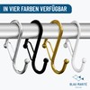 Blau Marité S-Shaped Hooks with Fall Protection System, Pack of