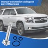 Transmission Cooler Barbell for GM 6L80 6L90 and 8L90 Transmissions,