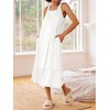 Ekouaer Nightgowns for Women Long Sleeveless Night Gown Victorian Nightdress