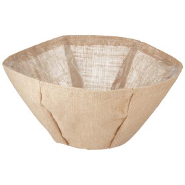 Panacea 14" Rustic Farmhouse Burlap Replacement Liner, Natural Jute