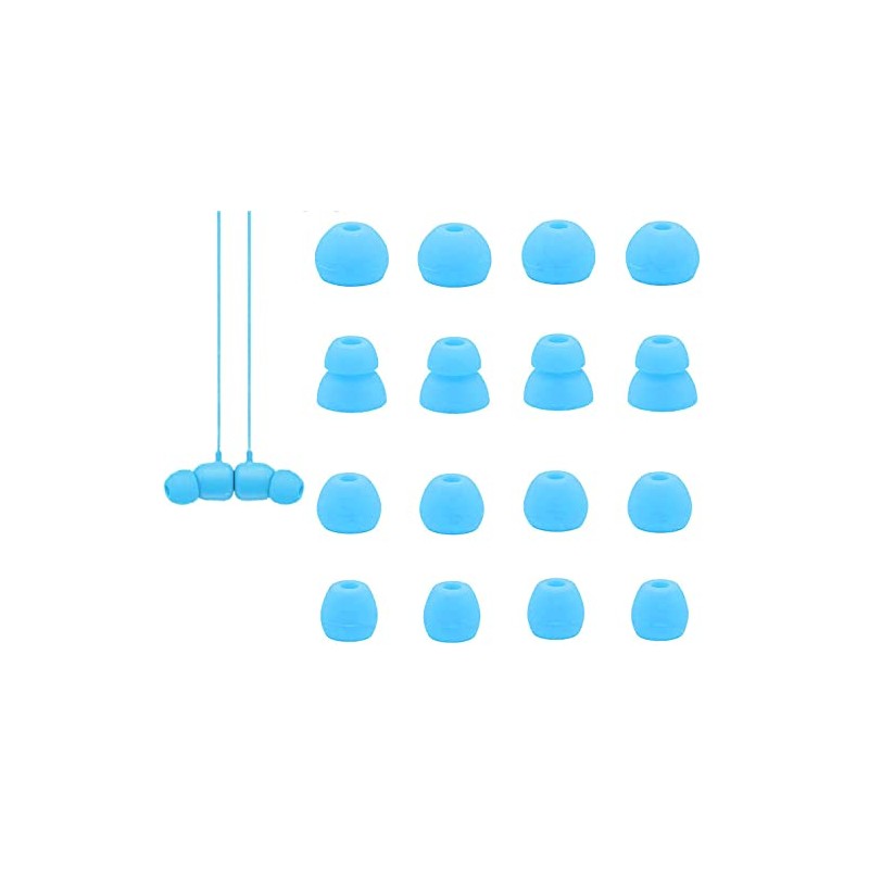 Blue Ear Tips Replacement for Beats Flex Earbuds, JNSA 8
