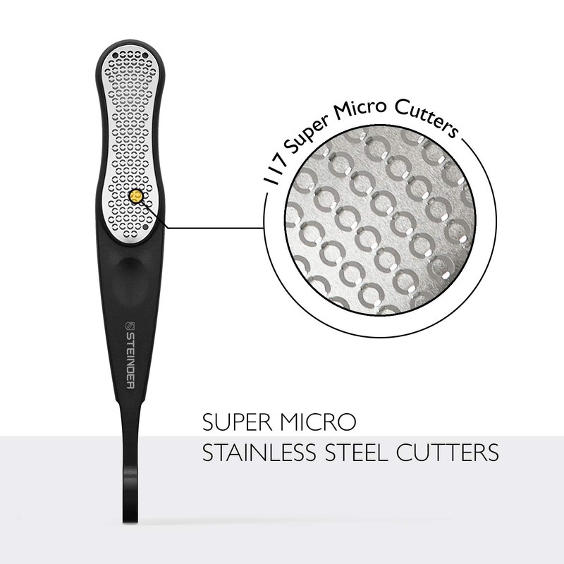 Steinder Foot File Exfoliating Remover, Heel, Exfoliating Shaving, Micro Cutter,
