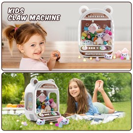 Skirfy Claws Machines for Kids,Unicorns Toys for Girls Age 6+,Mini Vending Machines with Squishyes Fidgets Toys,Candy Dispenser Machines,Claws Game,Birthday Gifts