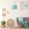 Unique and Modern Jungle Print Duck Egg 12" Lampshade with