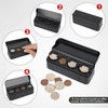 KANDUJIMU Coin Holder for Car, Coin Change Organizer Compatible with