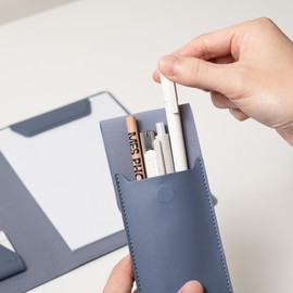 LHiDS Pencil Case, Pencil Pouch Pen Bag, Multipurpose Travel Bags for Office, Bag Pouch Holder Box Organizer, Midnight Blue