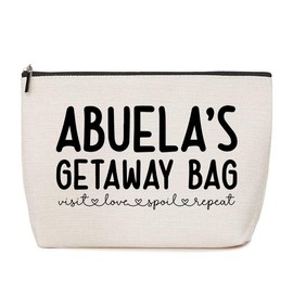 Abuela Gifts Grandma Gifts Makeup Bag Grandma Birthday Gifts Grandmother Gifts First Grandma Gift Appreciation Gifts for Women Nanny Mimi Christmas Retirement Grandmothers Day Gifts Cosmetic Bag