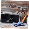 BIUDECO Hair Scissor Bag Leather Scissors Case for Hairdressing and