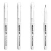 Ninnyi 4 Pcs 1mm Fine Point Highligh White Gel Pen