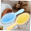 minkissy Scalp Massager Hairbrush Set Pcs Hair Combs Soft Plastic
