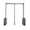 Wardrobe lift clothes rack,Pull Down Closet Rod for Hanging Clothes,