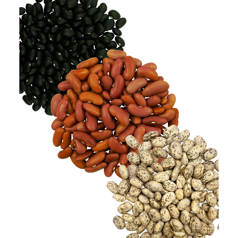CLEAR CREEK Bean Pack: Black Beans, Pinto and Kidney Beans