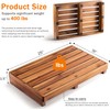 Wooden One Step Stool - Solid Pine Step Vertical Board