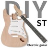 DIY 6 String ST Style Electric Guitar Kits with Mahogany
